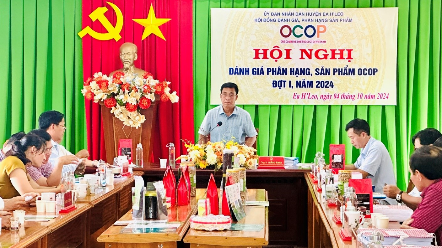 Hội nghị đánh giá, phân hạng sản phẩm OCOP đợt 1 năm 2024